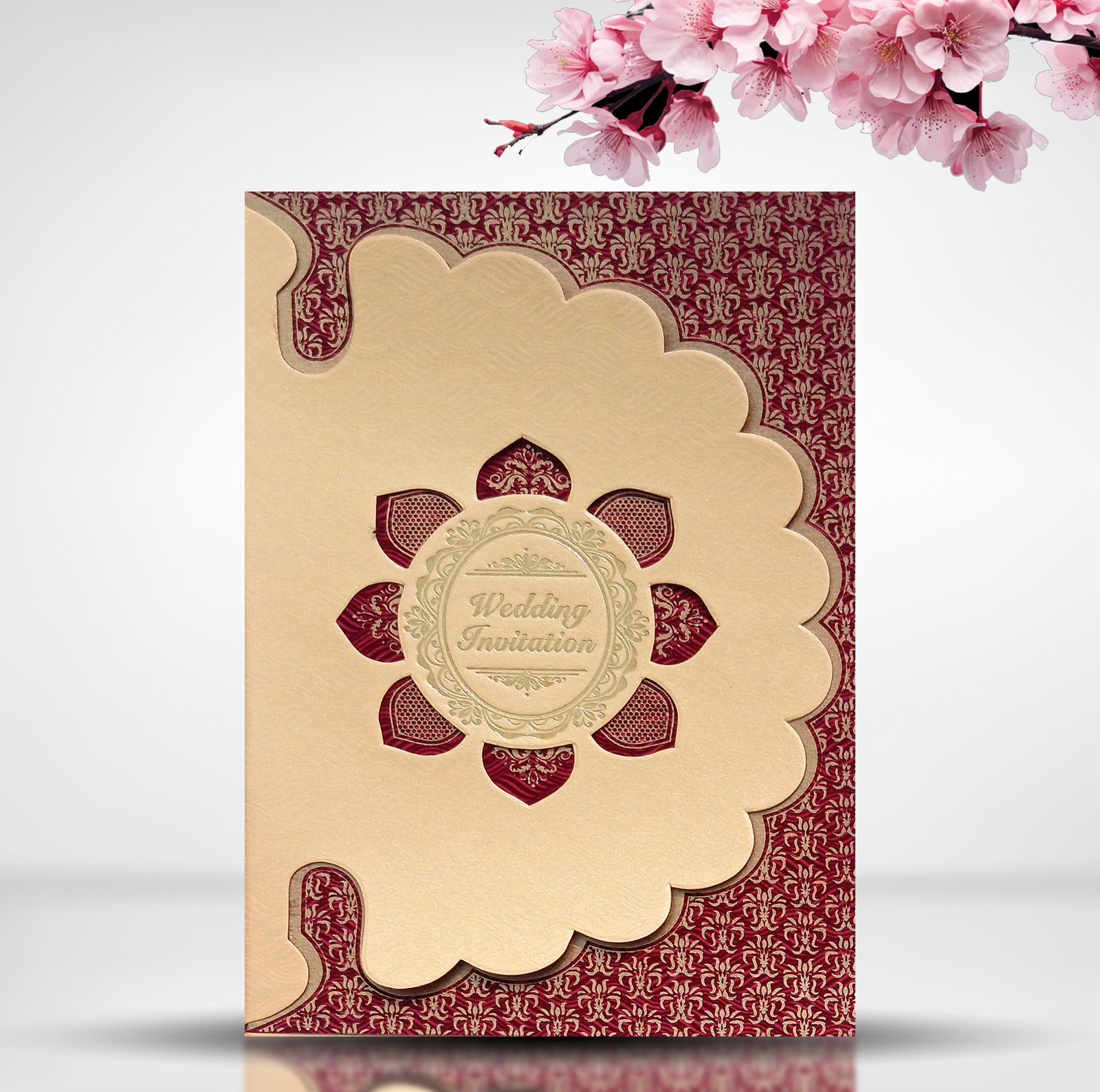 Traditional Wedding Card - K11